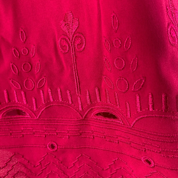 DKNYC PINK MIDI SPRING EMBROIDERED DRESS - Picture 5 of 8